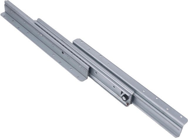 Aimo 1-Satz Schubladenschiene aus Edelstahl in Silber mit 120 kg Tragkraft, Länge: 400–900 mm - Bild 1