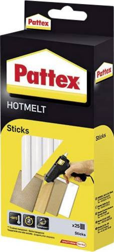 Pattex Hotmelt Heißklebesticks transparent, 25 Stück, 200 mm Länge, 500 g - Bild 1