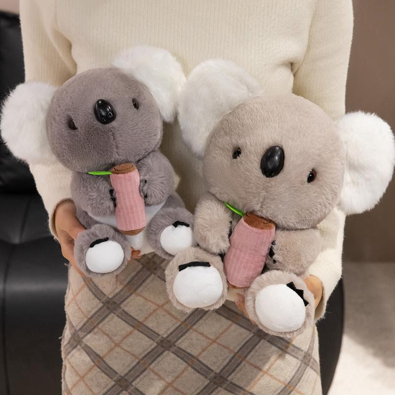 Kawaii Cartoon Waldtier Koala Kuscheltier, Plüschtier, grau, ab 14 Jahren - Bild 2