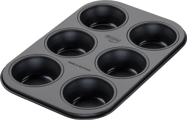 Dr. Oetker Muffinform Classic, 6er, Schwarz, Antihaftbeschichtung - Bild 1