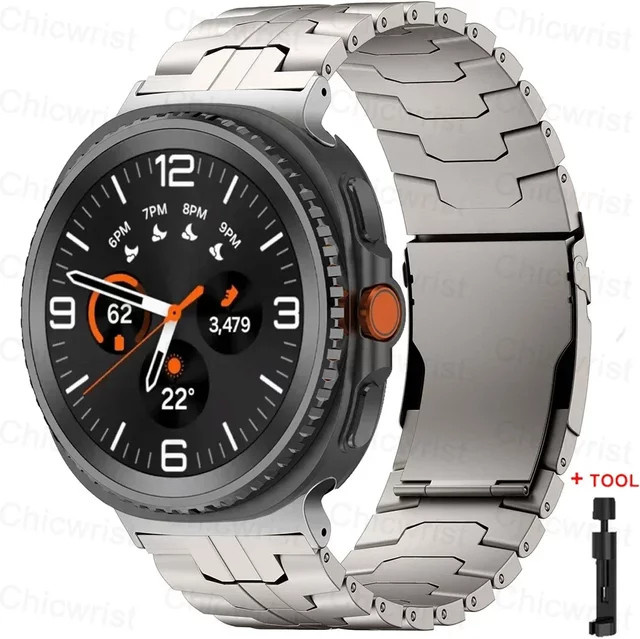 OAKCHARM Uhrenarmband Titan, Silber, Unisex - Bild 1