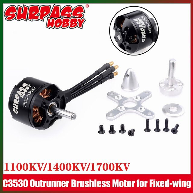 ÜBERTREFFEN HOBBY C3530 Outrunner Bürstenloser Motor, Metall, Schwarz - Bild 1