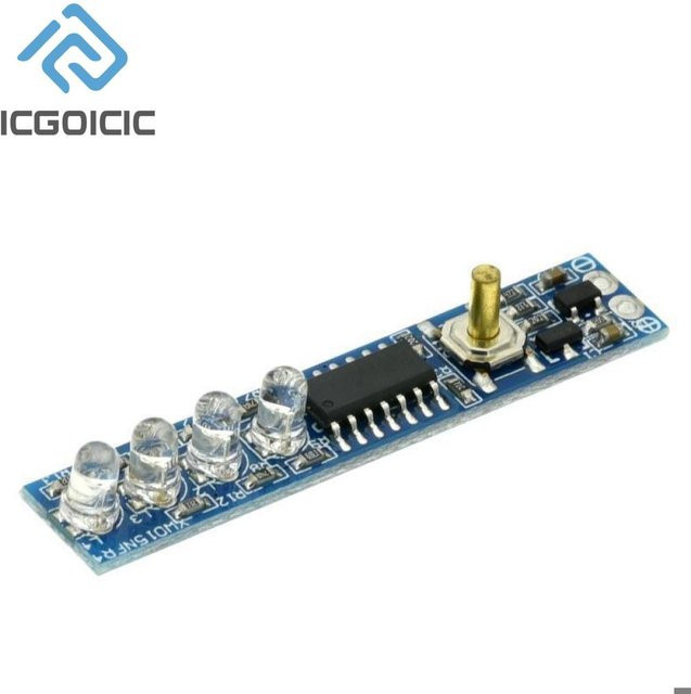 LED Kapazitätsanzeige Modul für 18650 Lithium-Batterien 12V mit Prozentanzeige und Power Level Tester in Blau - Bild 1