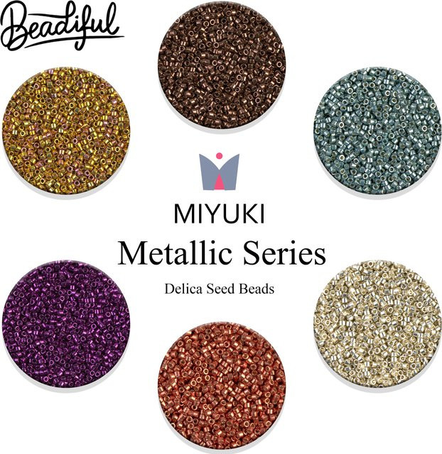 MIYUKI Delica Perlen, Metallic-Finish - Bild 1
