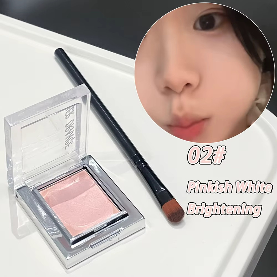 Herorange Creme-Rouge Matt, mit Make-up-Pinsel-Set - Bild 1