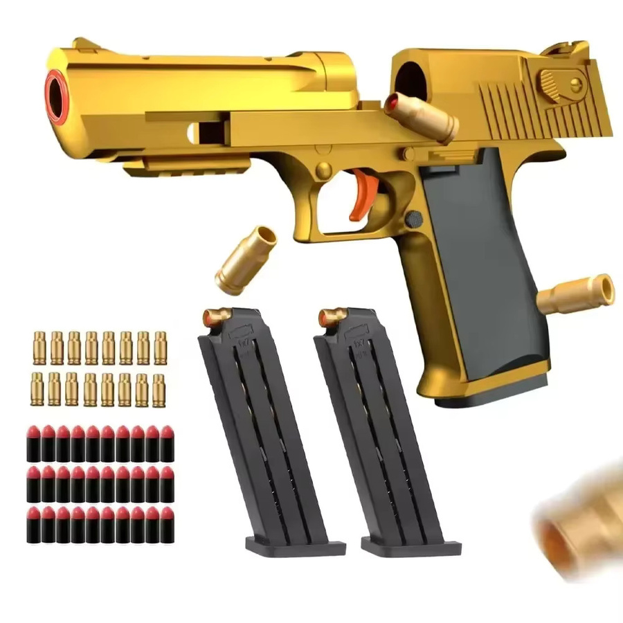QEducational Spielzeugpistole mit Hülsenauswurf, Schaumstoff-Softbullet-Blaster - Bild 2