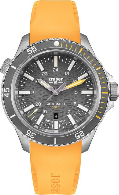 Traser Diver Automatik, Edelstahl, 46 mm, Grau, Herrenuhr - Bild 1