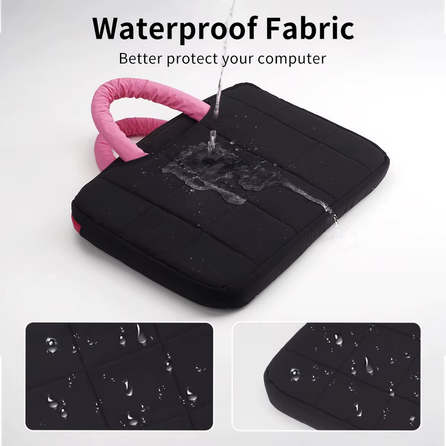 Hansong Tablet-Handtasche in Schwarz für 14 bis 16 Zoll iPads, Samsung, Xiaomi und HUAWEI, stoßfeste Schutzhülle mit mehreren Fächern - Bild 2