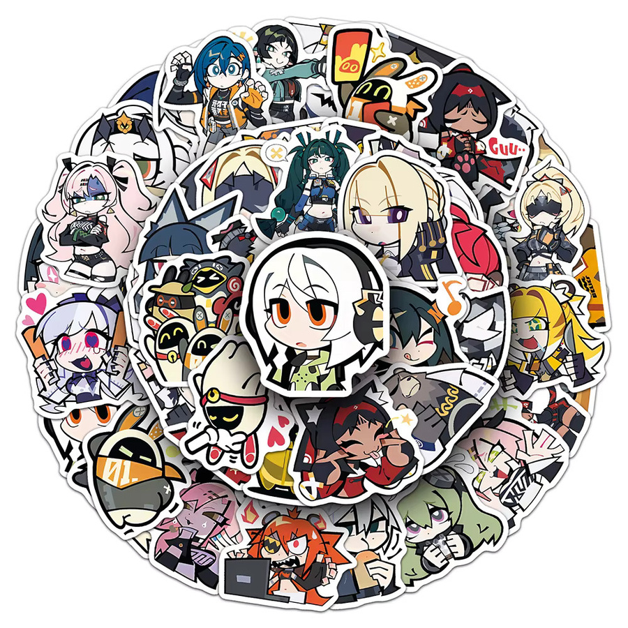 Ritnow Zenless Zone Zero Aufkleber, Cartoon Anime, 10/30/50 Stück - Bild 2