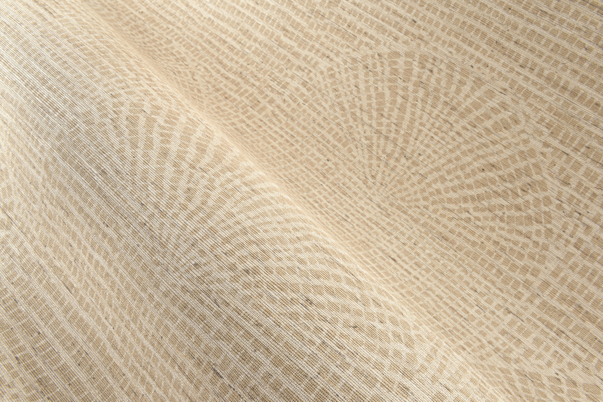 Arte International Tapete Cupula in Beige mit abstraktem geometrischem Design aus Vinyl - Bild 2