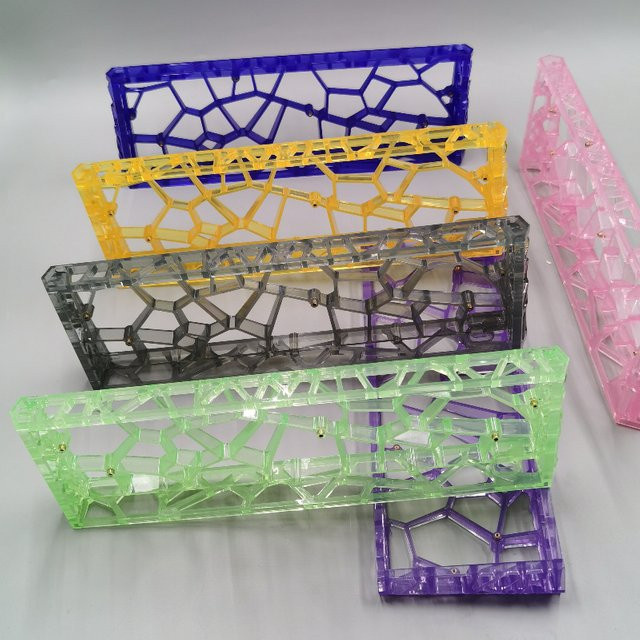 MADCATZ WW60 Transparentes Hohl-Tastaturgehäuse für Mad60, Win60 und Wooting60 Magnetische Achsen in Schwarz und Multicolour - Bild 1