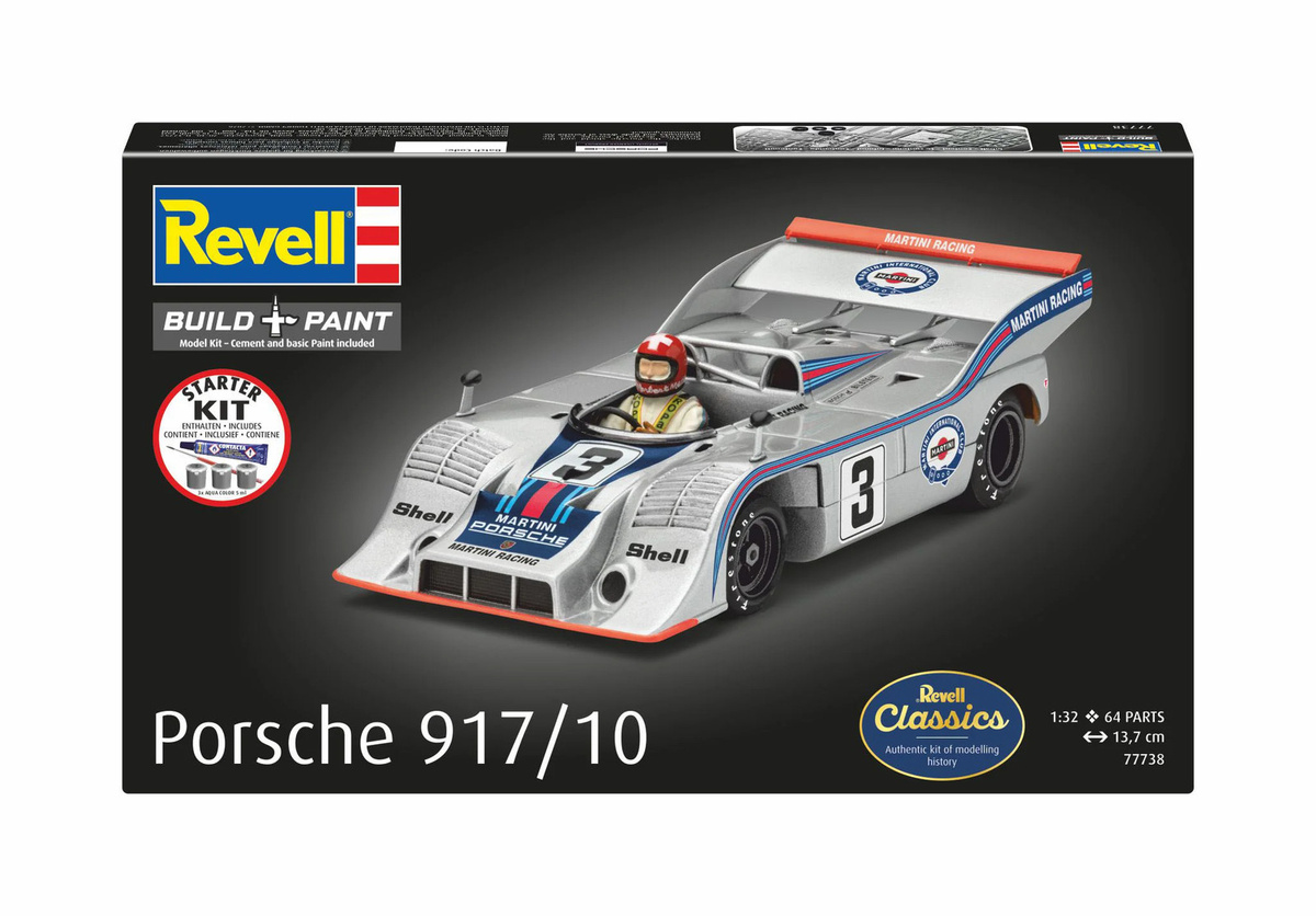 Revell Porsche 917/10 Starter Kit Modellbau 1:32 ab 12 Jahren - Bild 3
