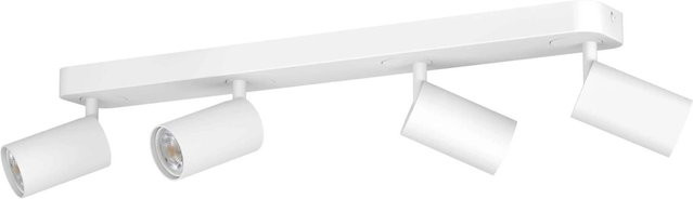 Eglo LED-Spotleuchte Telimbela Zigbee 4-flammig in Weiß mit RGBW und Dimmfunktion - Bild 1