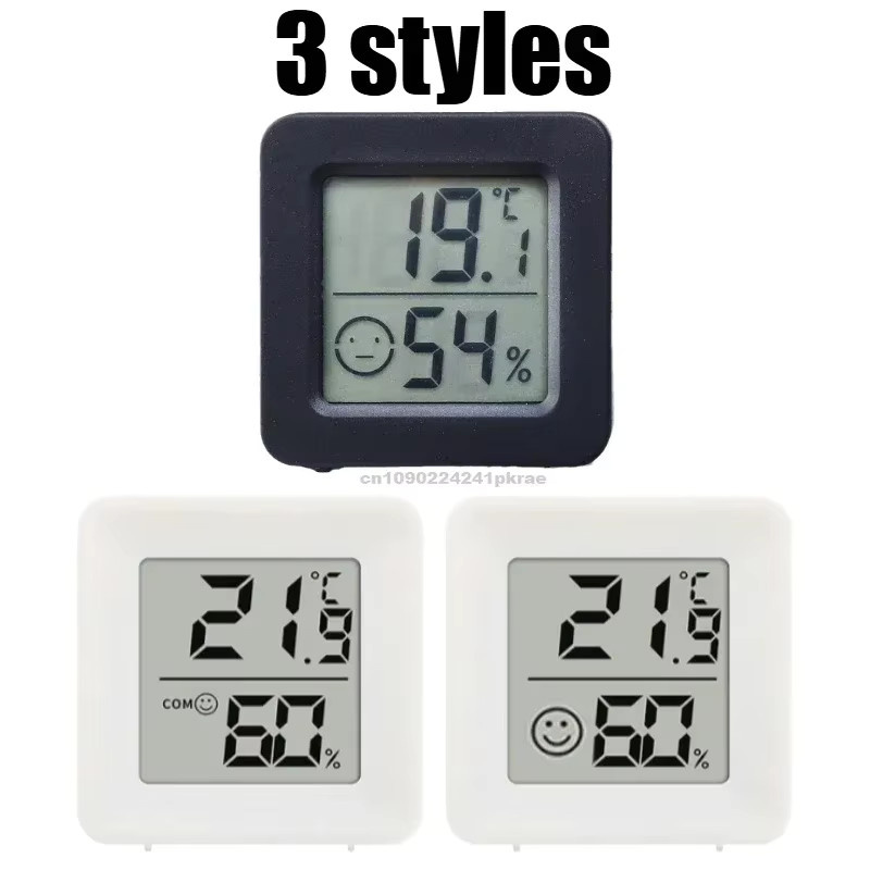 Octpress Mini LCD Digital Thermometer Hygrometer Set in Weiß aus Kunststoff zur Messung von Temperatur und Luftfeuchtigkeit im Innenraum - Bild 3