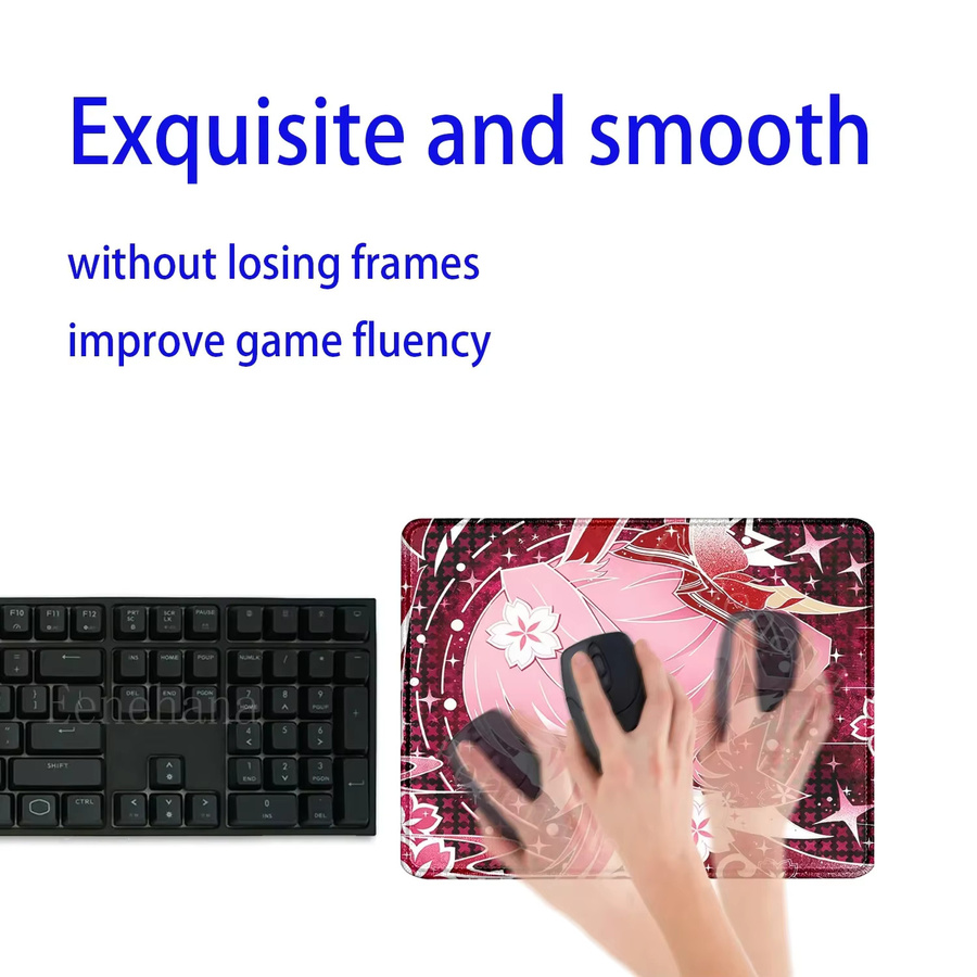 Eenehana Mauspad Honkai Star Rail Cyrene Phainon Design Multicolor mit HD-Druck für PC und Gaming-Tastatur - Bild 2
