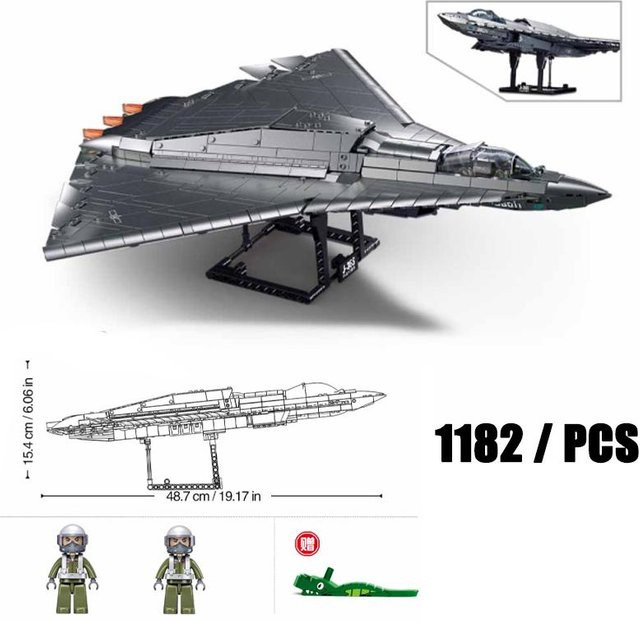 Sluban J-36 Stealth Jäger Bausatz 1:44 Militär - Bild 1