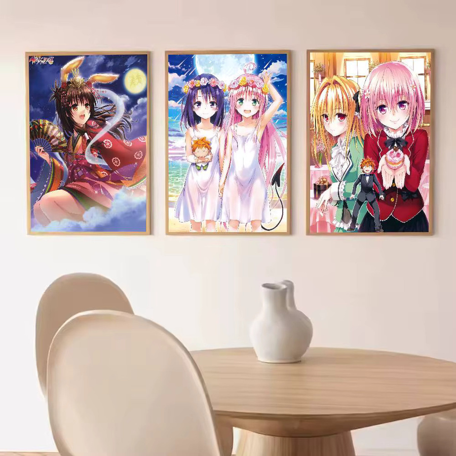To Love Ru Poster-Wandbild von Potdemiel, ungerahmtes Papierposter in Mehrfarbig, Motiv Moon - Bild 2
