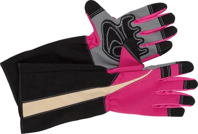 Rosenhandschuh Benoppung in Pink, Größe 8 - Bild 1