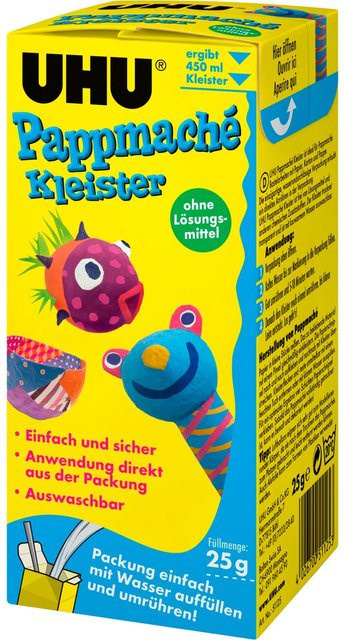 UHU Pappmaché Kleister, durchsichtig, 25 g - Bild 1