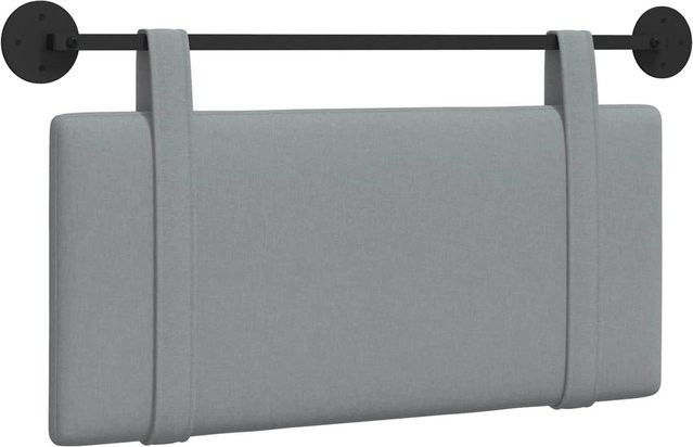 vidaXL Wandmontiertes Polsterpaneel aus Stoff in Hellgrau B/H/T: 100 x 55 x 5 cm - Bild 1