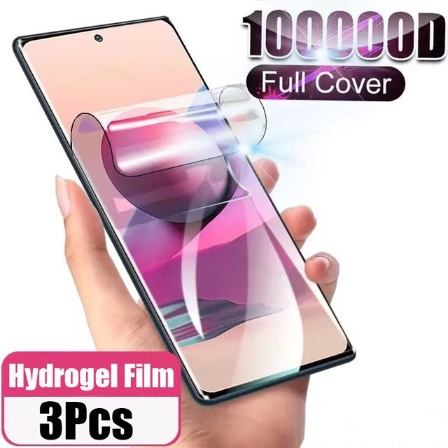 3 Stück HD-Hydrogelfolie als Displayschutz für Realme GT 7 und Realme GT 7T in Transparent - Bild 1