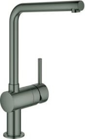 Grohe Spültisch-Einhebelmischer Minta in Gunmetal mit schwenkbarem L-Auslauf - Bild 1
