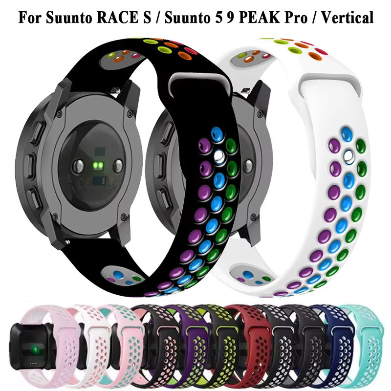 Suunto Uhrenarmband Silikon, 22 mm, Schwarz, Unisex - Bild 2