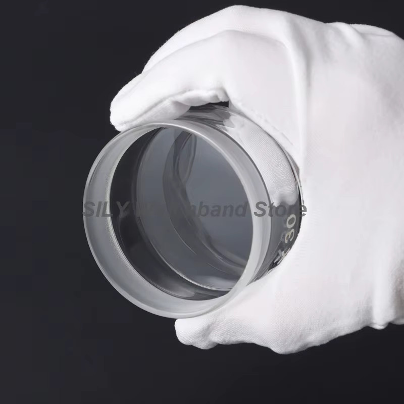 Uhrenreparatur-Öltank, Glasbehälter, Stahlgitter, 60x30 mm, 70x35 mm - Bild 2
