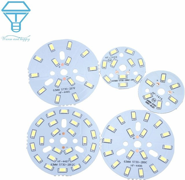 10 Stück SMD5730 LED PCB Panel Kit für Deckenleuchten, Farbe: Weiß, Naturweiß oder Warmweiß - Bild 1