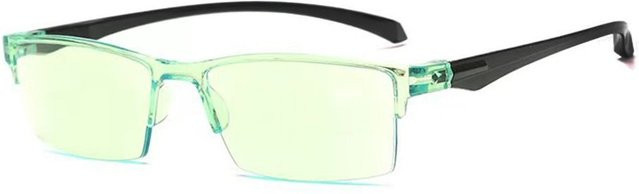 Smartglasses Autofokus Zoom, Vollrand, rechteckig, Kunststoff, grün, Unisex - Bild 1
