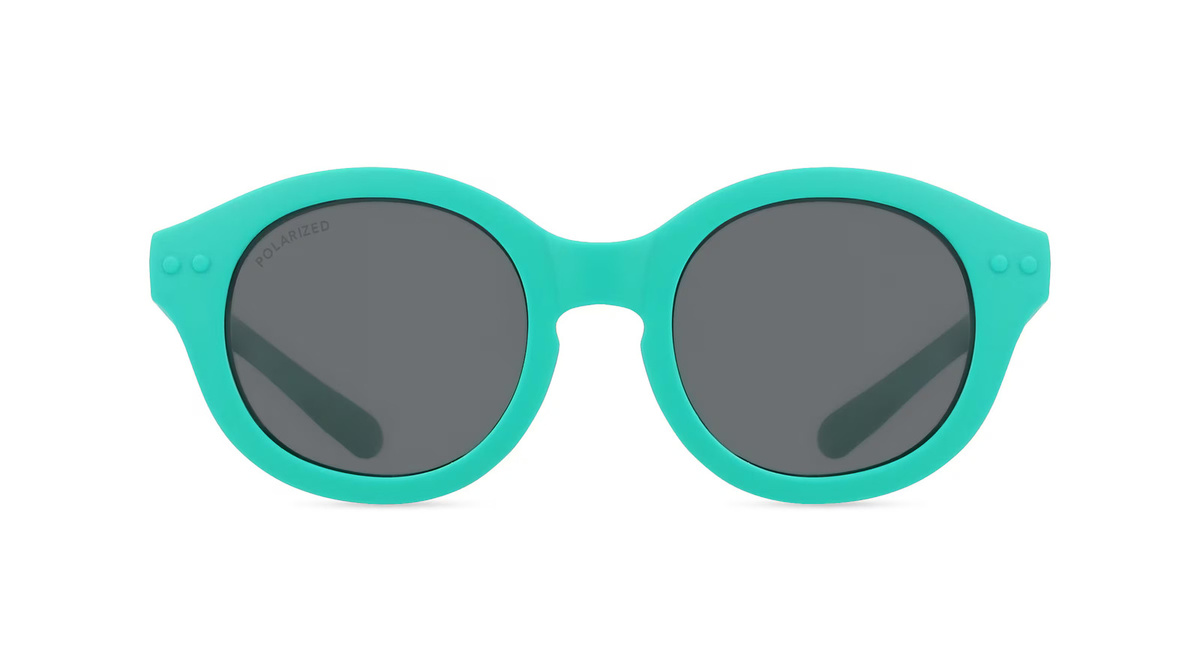 OKIDOKI JIMMY SUN Sonnenbrille Kinder, Vollrand, Panto, Kunststoff, Grün - Bild 1