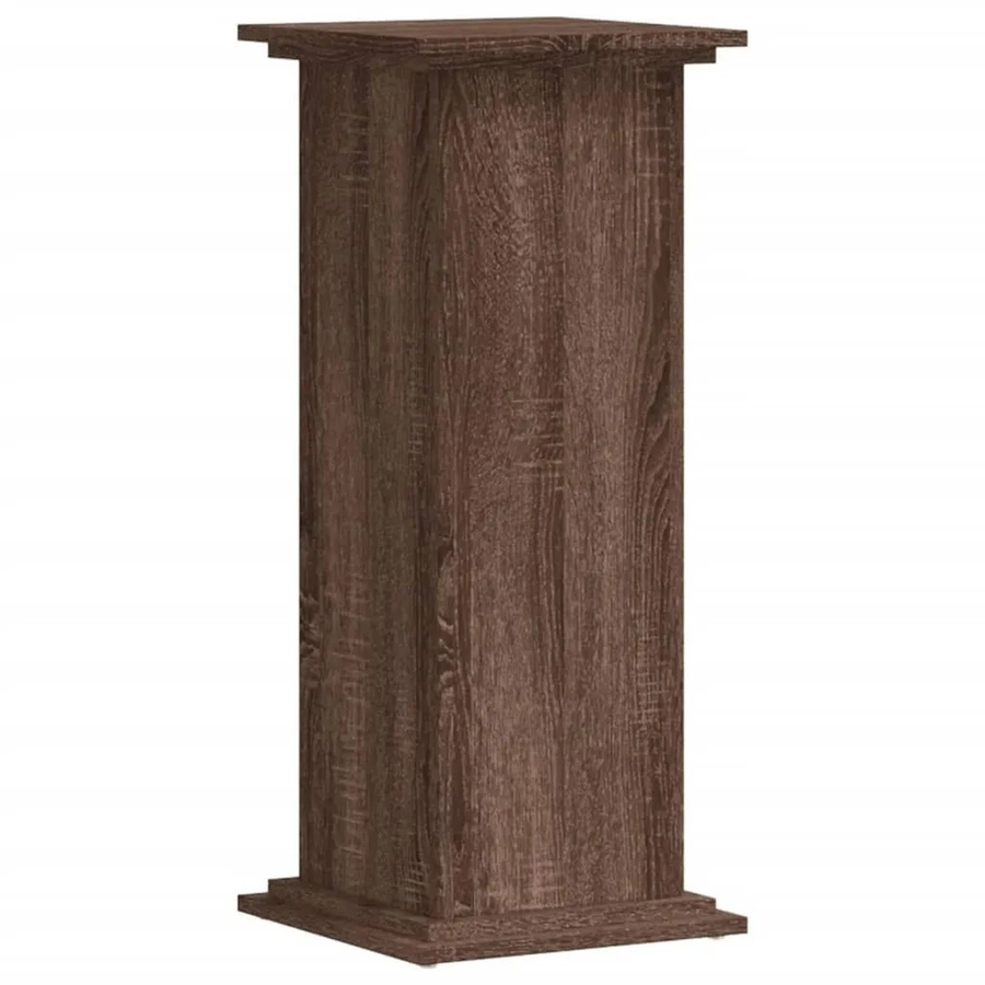 vidaXL Pflanzenständer in Eiche Braun aus Holzwerkstoff, B/T/H: 33 x 33 x 80 cm - Bild 2