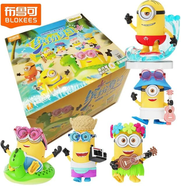 Blokees Minions Bunte Sommer-Serie, Bausteine Modellpuppen, Bunt / Mehrfarbig - Bild 1