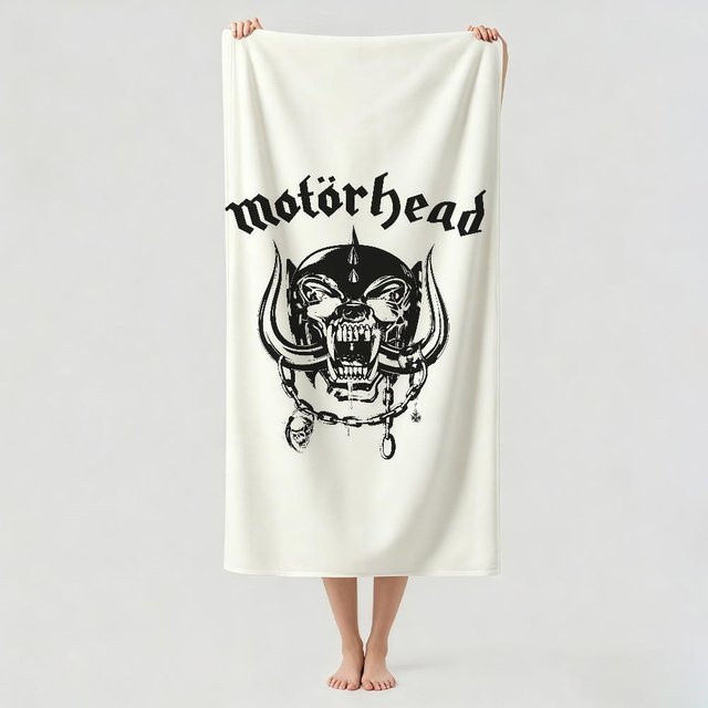 Motorhead Rockband Handtuch Trockentuch für Schwimmen, Camping, Yoga und Strand, 50 x 100 cm - Bild 1