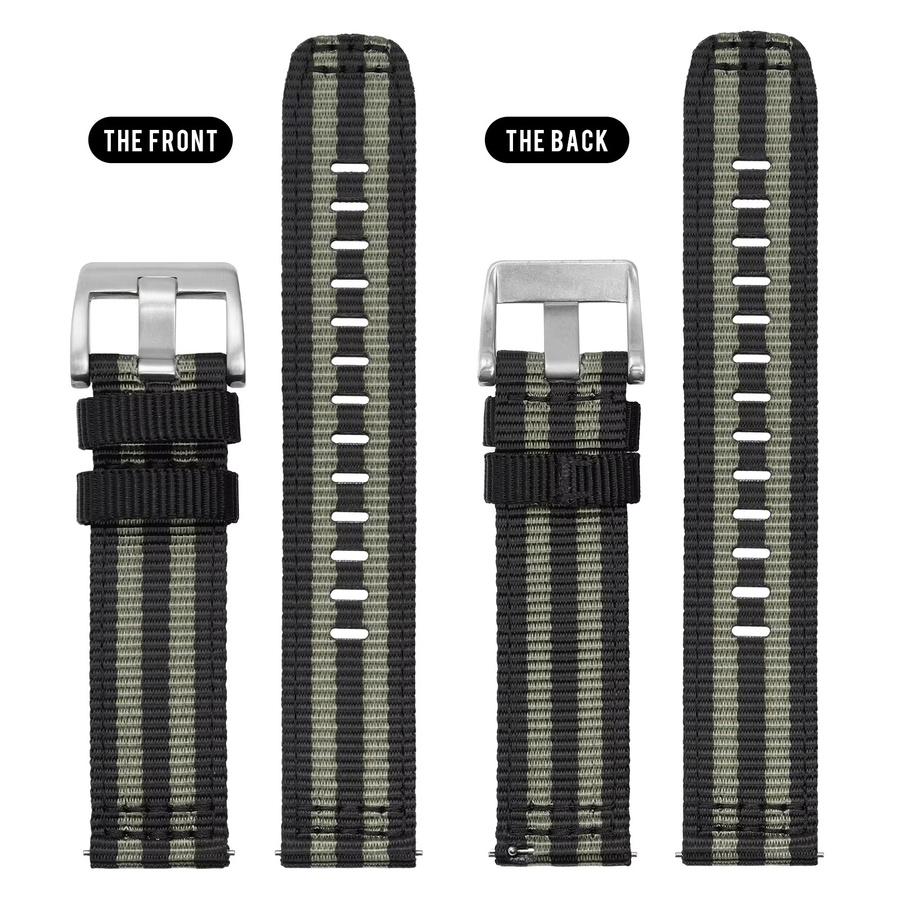 IBENIFIT Uhrenarmband Nylon, Schwarz, Unisex - Bild 3