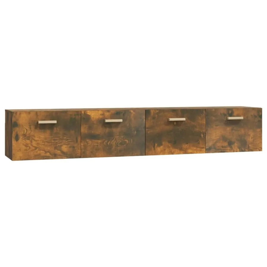 vidaXL Wandschränke 2er Set Räuchereiche Modern B/T/H: 100 x 36,5 x 35 cm - Bild 2