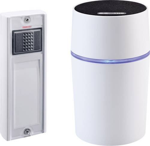 Grothe Funkgong Komplett-Set Türglocke in Weiß - Bild 1