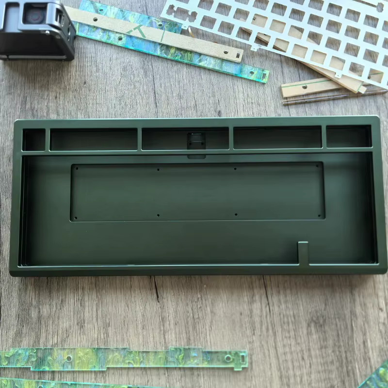 MiFuny 75% Mechanisches Tastatur-Set aus eloxiertem CNC-Aluminium in Grün - Bild 1