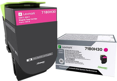 Lexmark Original Tonerpatrone Magenta für Lexmark CS417dn, CS517de, CX417de und CX517de - Bild 1
