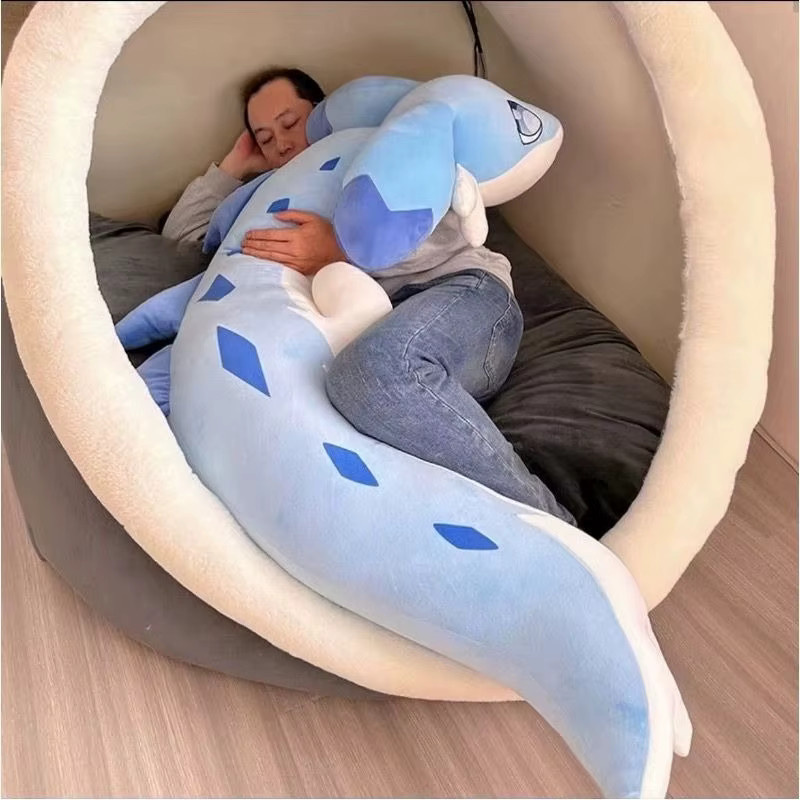 Bandai Palworld Chillet Plüschtier Umarmungskissen, Blau und Rosa, 120cm - Bild 3