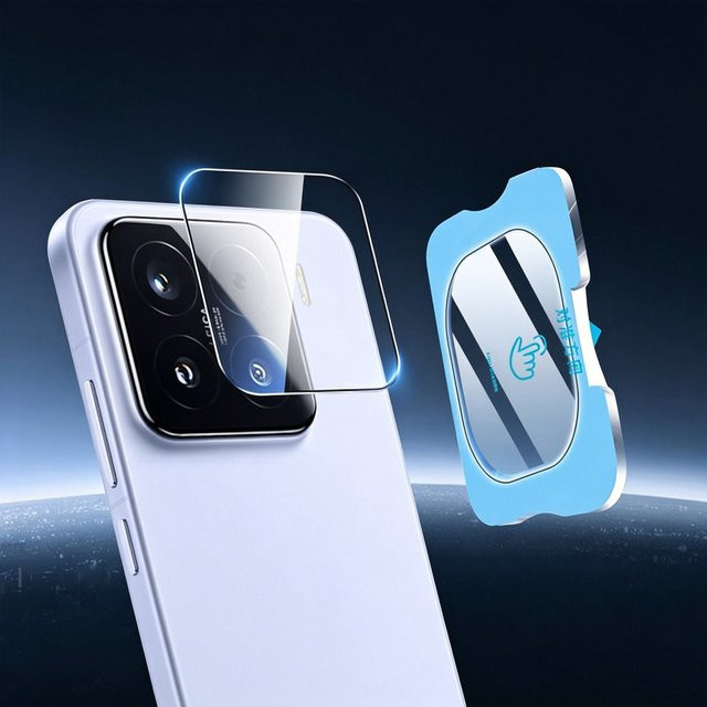 2 Stück Kameralinsen-Schutz aus gehärtetem Glas für Xiaomi 17T Pro, Mi 17 Ultra und 17 Max, transparent - Bild 1