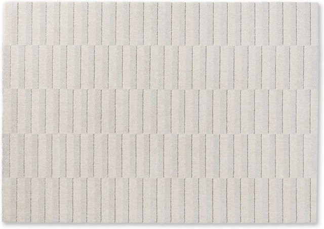 Schöner Wohnen Teppich Amaze Streifen Sand B/T: 80 x 150 cm - Bild 1