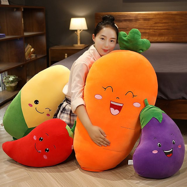 pangcangshu Plush Eggplant Pillow Stuffed Soft Toy - Bild 1