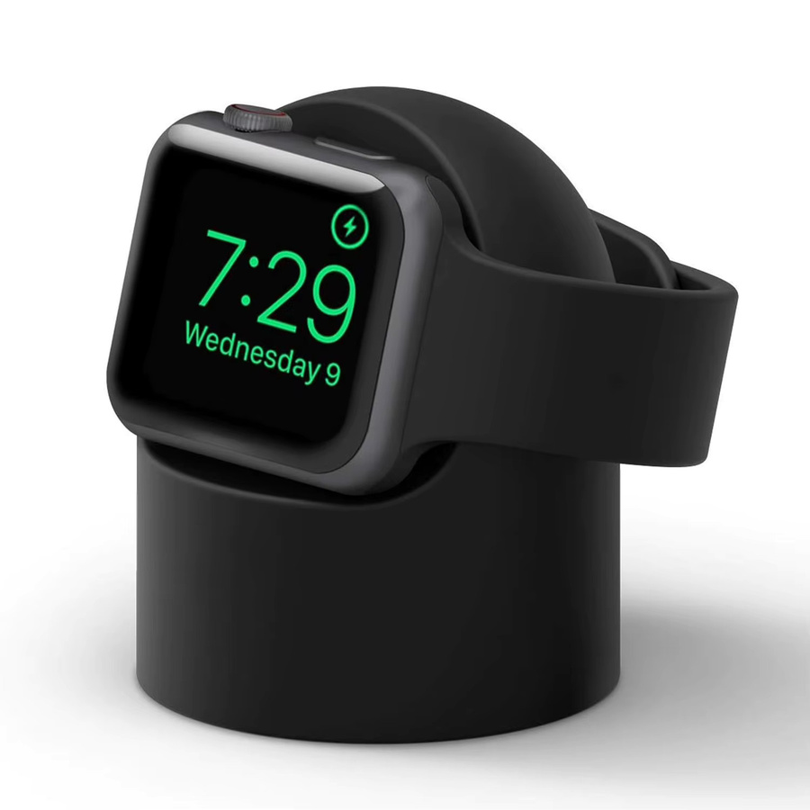 Apple Ladeständer für Apple Watch, Silikon, Schwarz, Unisex - Bild 6