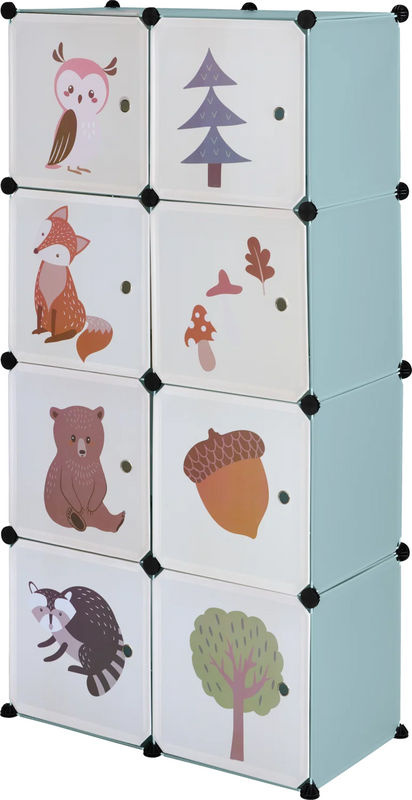 LIVARNO Steckregal für Kinder in Fuchs-Design, Wandmontage, Mehrfarbig - Bild 3