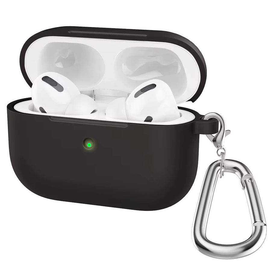 Silikon-Kopfhörerhülle für Apple AirPods Pro in Blau und Schwarz - Bild 2