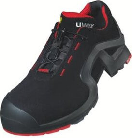 Uvex Halbschuhe Support S3 in Schwarz Rot mit Weite 12 in Größe 49 - Bild 1