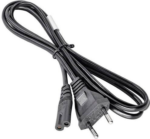 Akyga Strom Netzkabel AK-RD-01A IEC C7 in Schwarz, 1,5 m - Bild 1
