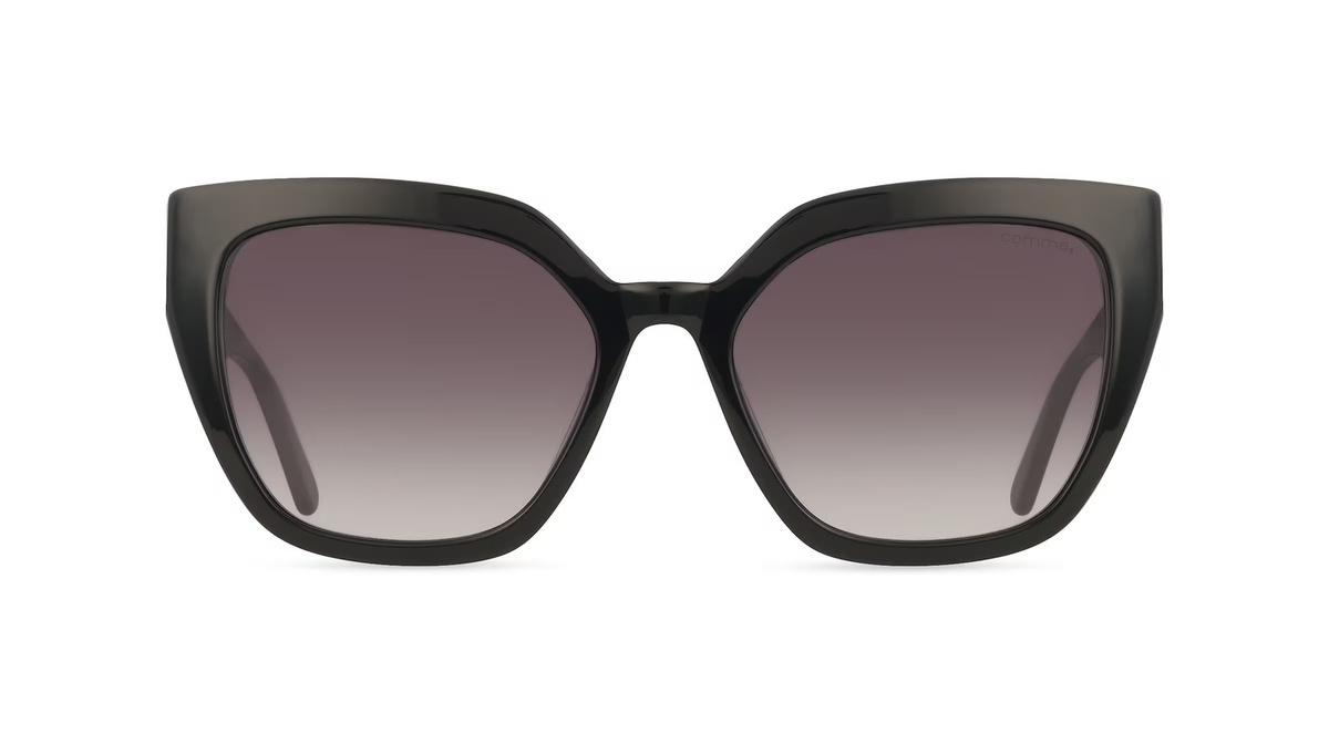 Comma 77207 Sonnenbrille, Vollrand, quadratisch, Kunststoff, Unisex, schwarz, grau - Bild 1
