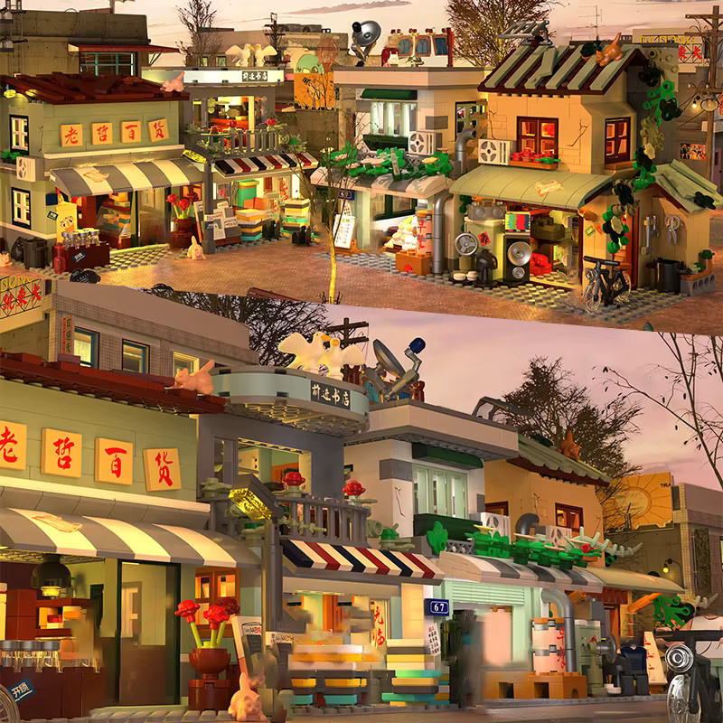 COOLPLAY Street View Vintage Kleine Shop, Bausteine Spielzeug, ab 6 Jahren - Bild 2